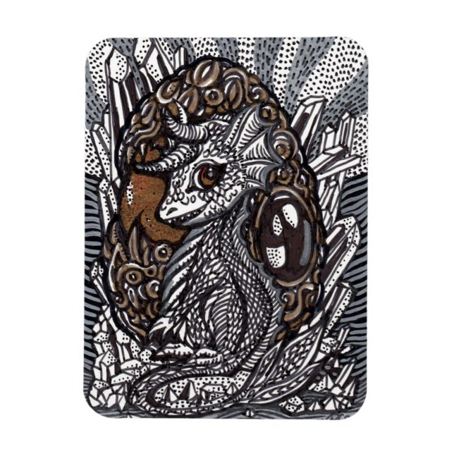 Baby Dragon Magnet (Vertikal)