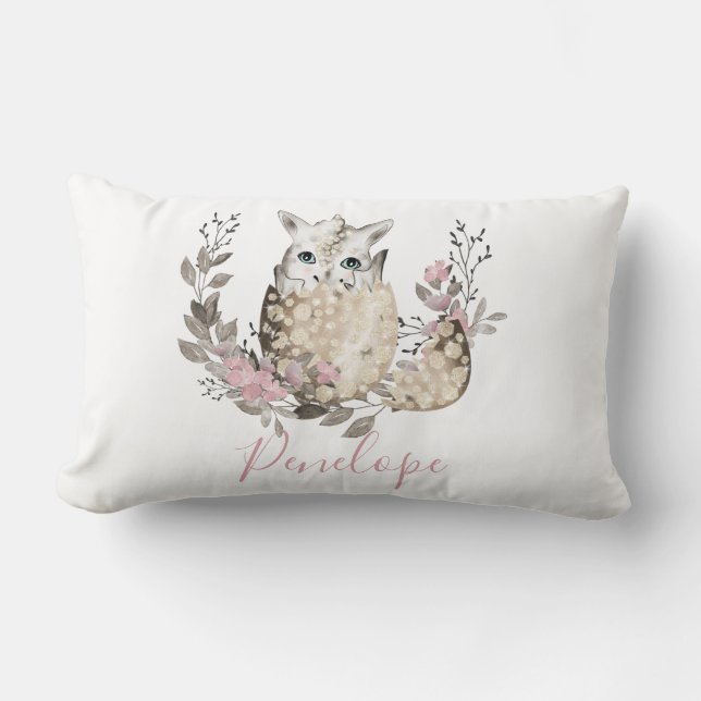 Baby Dragon Monogram Lendenkissen (Vorderseite)