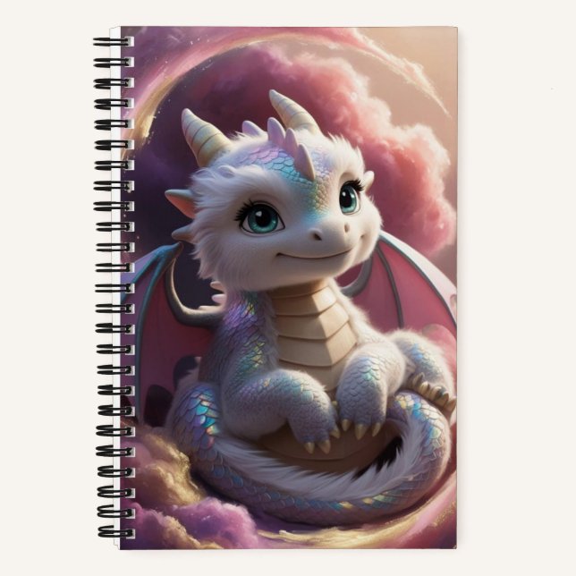Baby Dragon Notizbuch (Vorderseite)
