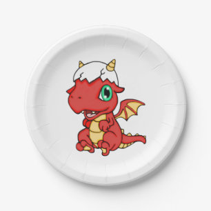 Baby Dragon Pappteller