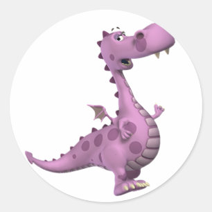 Baby Dragons: Smoky, Vl.2 Runder Aufkleber