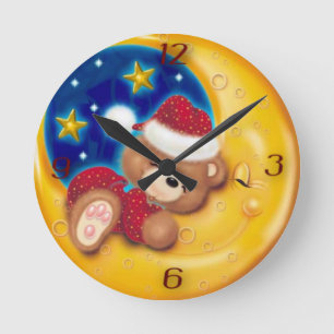 Baby-Dream Runde Wanduhr