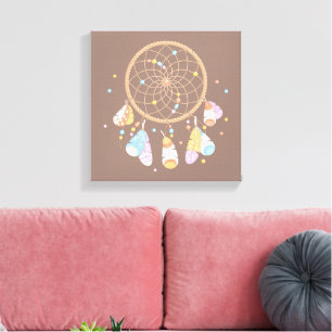 Baby Dreamcatcher Brown Leinwanddruck