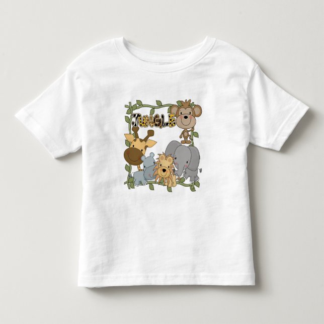 Baby-Dschungel-Tier-T-Shirts und Geschenke Kleinkind T-shirt (Vorderseite)