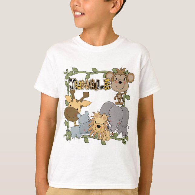 Baby-Dschungel-Tier-T-Shirts und Geschenke T-Shirt (Vorderseite)