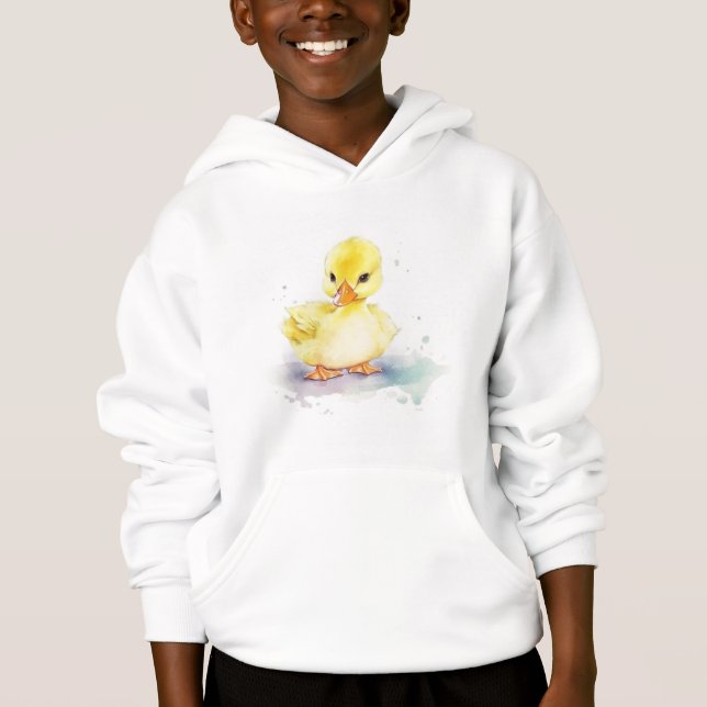 Baby Duck 2 Watercolor T - Shirt (Vorderseite)
