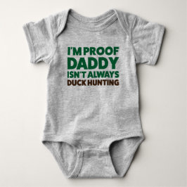 Baby Duck Hunting Jersey Bodysuit Shirt