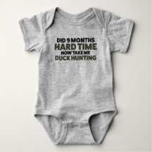Baby Duck Hunting Jersey Bodysuit Shirt