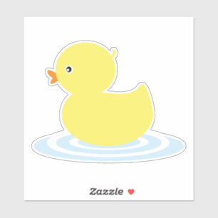 Baby Duck Niedlich Yellow Aufkleber