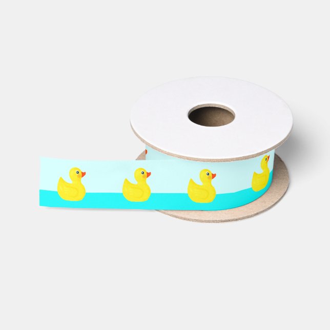 Baby Duckling Baby Showdusche Satin Ribbon Satinband (Spule)