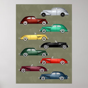 Baby Duesenberg und Cord Autos Poster