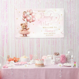 Baby-Duschbad für Teddy-Bär Banner