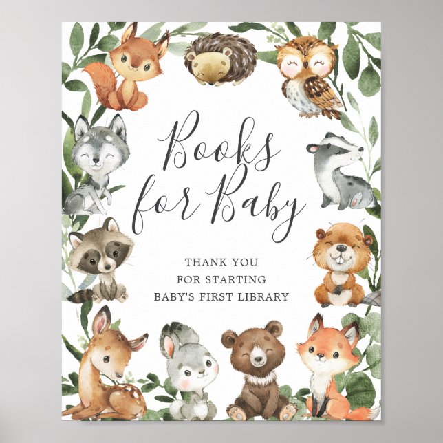 Baby-Duschbücher für Babynahrung Poster (Vorne)