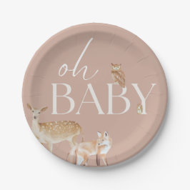 Baby-Dusche, Baby Boy, Baby Girl Pappteller