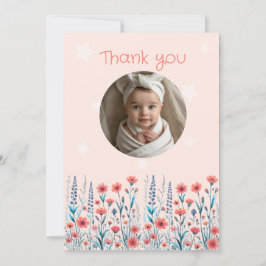 Baby Dusche Custom Foto Danke Karte