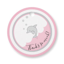 Baby Dusche Dophin Pink Gray
