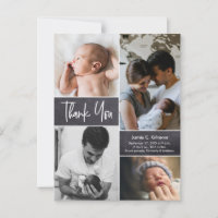 Baby Dusche Foto Dank Geburtsankündigung