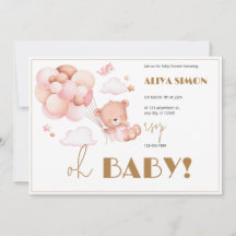 Baby-Dusche für Gold und Pink