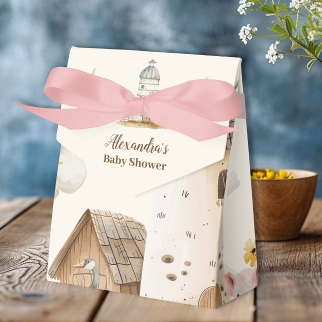 Baby-Dusche für Landtiere Geschenkschachtel (Von Creator hochgeladen)