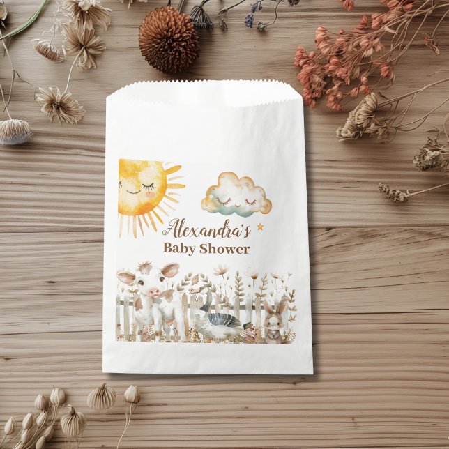 Baby-Dusche für Landtiere Geschenktütchen (Von Creator hochgeladen)