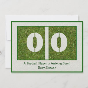 Baby Dusche für Neugeborene Football Player Einladung