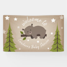 Baby-Dusche für Sleepy Bear