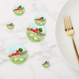 Baby-Dusche für Stalltiere Konfetti
