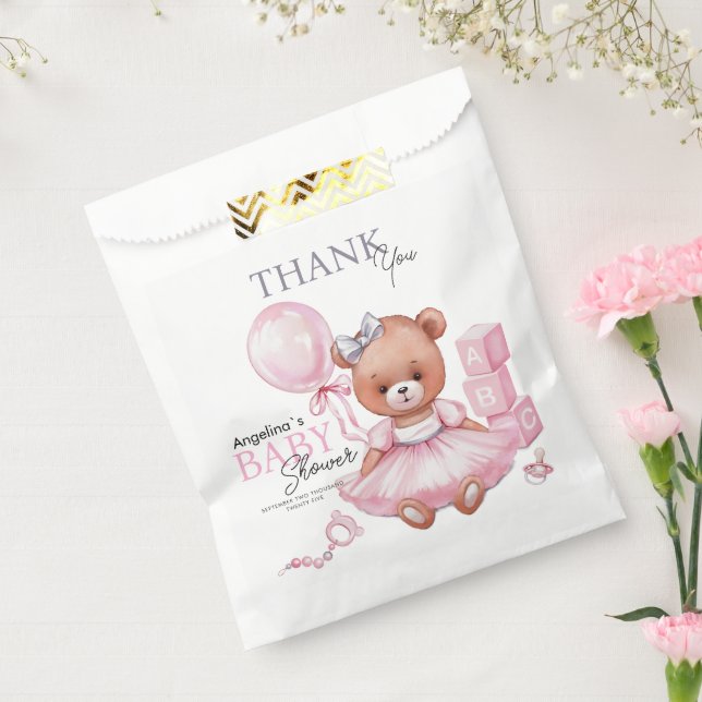 Baby Dusche Fvor Bags Teddy Bear Geschenktütchen (Versiegelt)