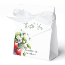 Baby Dusche Gefälligkeitsboxen Wasserfarbenbeeren