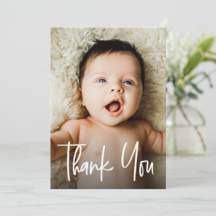 Baby Dusche Geschenk Vielen Dank Custom Foto Dankeskarte