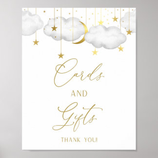 Baby Dusche Geschenke Schild, Karten und Geschenkp Poster