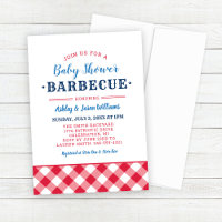 Baby Dusche GRILLEN Red White und Blue