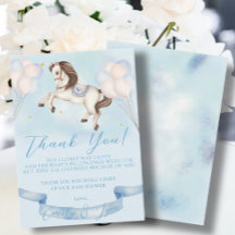 Baby Dusche Mairytale Pony Stars Blue Balloons