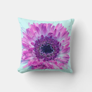 Baby Dusche Purlple Blue Blume Kissen