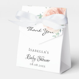 Baby Dusche Rose Golden Rosa Blumenmädchen Vielen  Geschenkschachtel