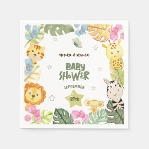 Baby Dusche Safari Themed Boho Dekoration Serviette