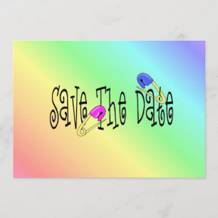 Baby-Dusche - SAVE THE DATE - Einladung