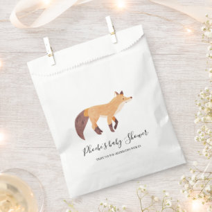 Baby Dusche Woodland Fox Custom Geschenktütchen