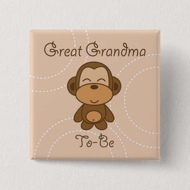 Baby-Duschen-Buttone Button (Vorderseite)