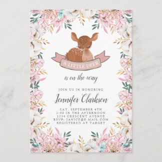 Baby-Duschgel Little Deer Einladung