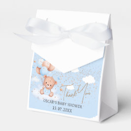 Baby Duschjunge Blau Teddy Bär Gefallen Box Geschenkschachtel