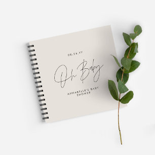 Baby-Duschskript Notizbuch