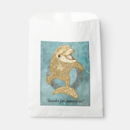 Baby Duwer Gevor Bag, Gold Dolphin Baby & Mommy Geschenktütchen