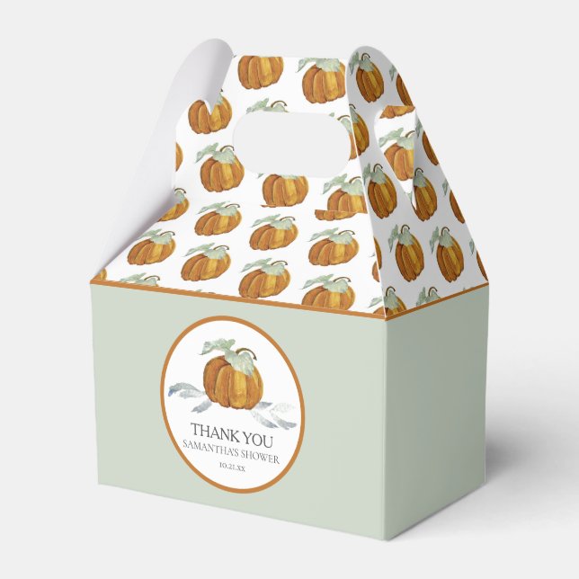Baby Duwer Gevor Boxen Fall Little Pumpkin Geschenkschachtel (Vorderseite)