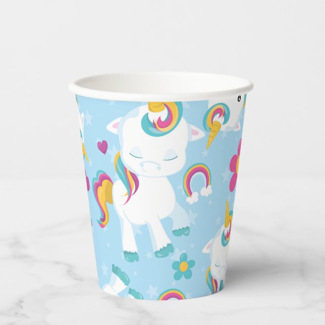 Baby Einhorn Pappbecher (Vorderseite)