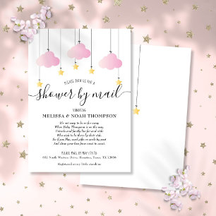 Baby-Einladung per Post, Baby Girl Pink aus der Fe Einladung