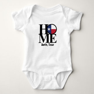 Baby-Einteiler ZUHAUSE Austins Texas Baby Strampler