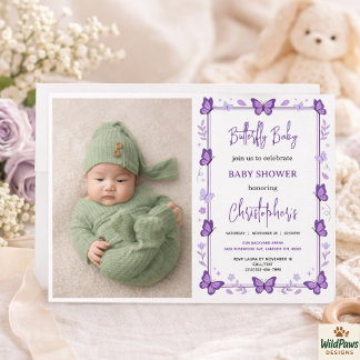 Baby-Einweihungsparty für kleines Mädchen mit Schm Einladung