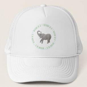 Baby Elefant Blau Ehrengast Truckerkappe