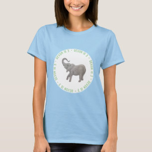 Baby Elefant Blau Gast der Ehre T-Shirt